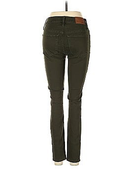 Madewell 9" Mid-Rise Skinny Jeans: Garment-Dyed Button-Front Edition (view 2)