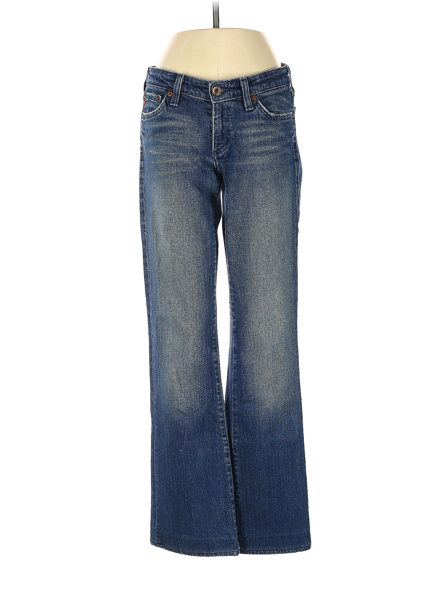 Big Star Solid Blue Jeans 25 Waist - 76% off