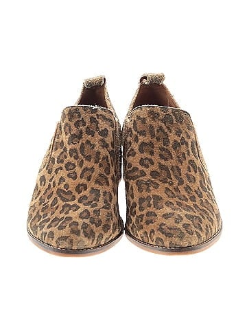 Lucky Brand Leopard Print Brown Ankle Boots Size 9 1/2 - 77% off