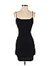 Zara Solid Black Casual Dress Size S - photo 1