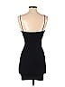 Zara Solid Black Casual Dress Size S - photo 2