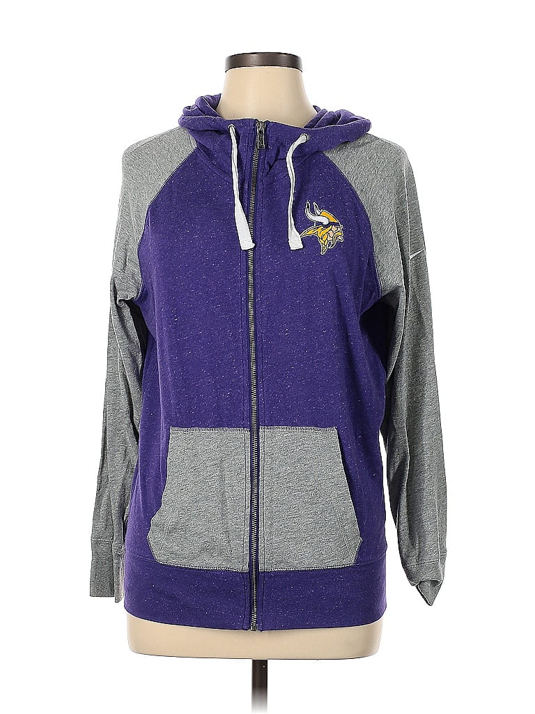 purple nike zip up hoodie
