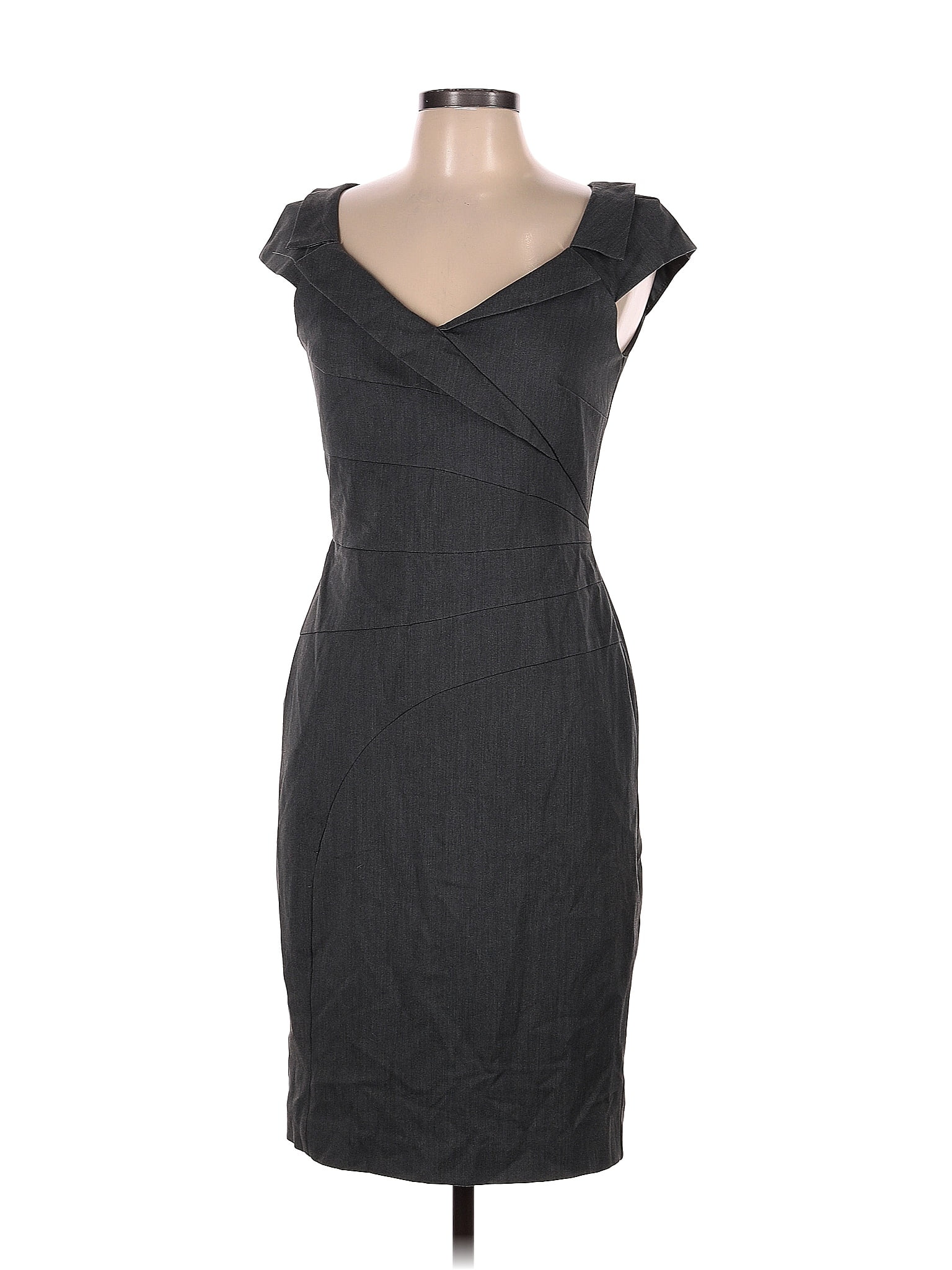 New York And Company Solid Black Cocktail Dress Size 8 68 Off Thredup