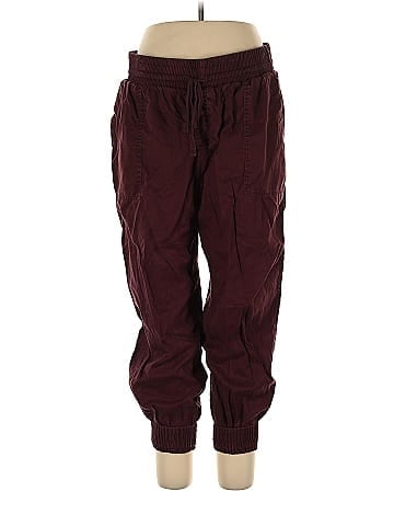 A New Day Solid Maroon Burgundy Casual Pants Size XL - 40% off