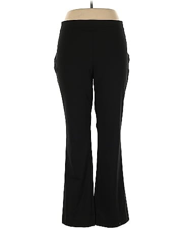 Simply Vera Vera Wang Polka Dots Black Casual Pants Size XL - 53