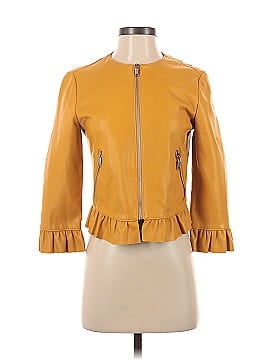 Zara Basic Faux Leather Jacket (view 1)