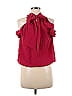 7th Avenue Design Studio New York & Company 100% Polyester Red Sleeveless Blouse Size XS - photo 2