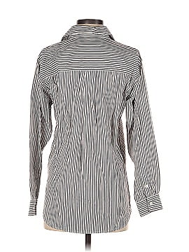 Ann Taylor LOFT Striped Pocket Tunic Shirt (view 2)