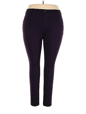 Time and Tru Solid Purple Jeggings Size 20 (Plus) - 30% off
