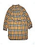 Burberry 100% Cotton Brown Elodie Long-Sleeve Pintucked Dress Size 10 - photo 2