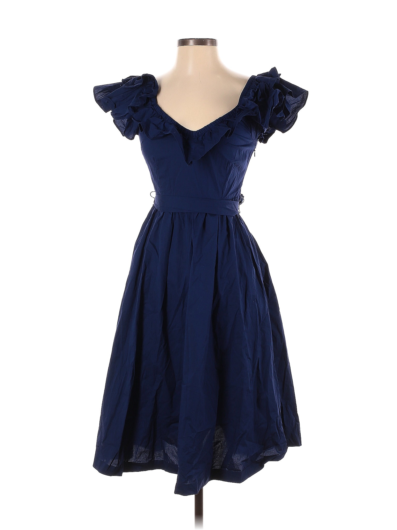 Hill House Solid Navy Blue Casual Dress Size S - 44% off | ThredUp