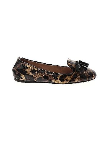 Prada leopard outlet flats