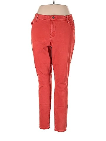 Red jeans size store 18