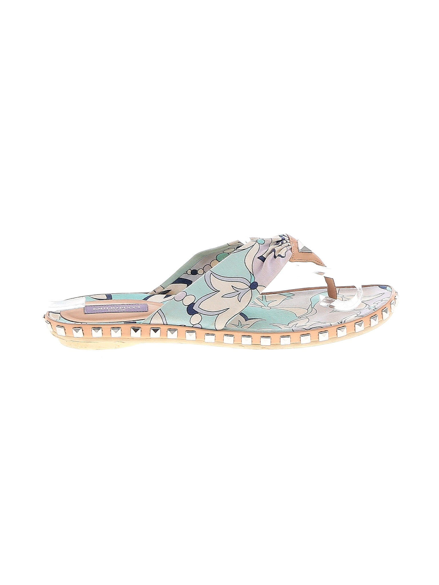 Escarpins Emilio Pucci Pointure 38 - Talon Aiguille 24,5 Cm, Bleu Satiné, Peu Portés, Excellent état