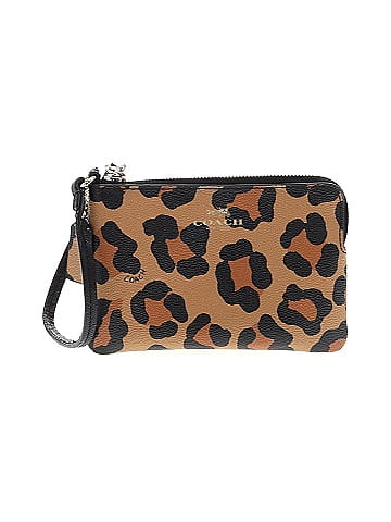 Coach cheetah print wristlet new arrivals