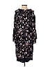 Lucky Brand 100% Viscose Floral Motif Black Casual Dress Size S - photo 2