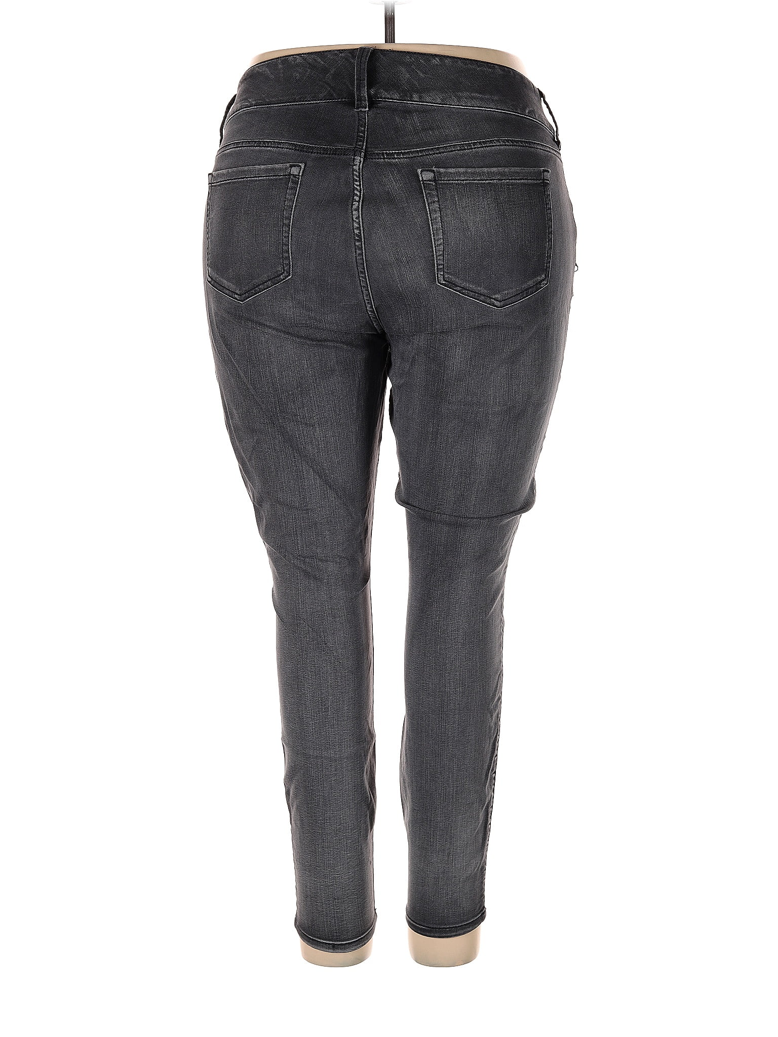 Torrid Solid Gray Jeans Size 20 (Plus) - 59% off