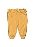 Bebe Solid Yellow Sweatpants Size 3-6 mo - photo 1