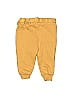 Bebe Solid Yellow Sweatpants Size 3-6 mo - photo 2