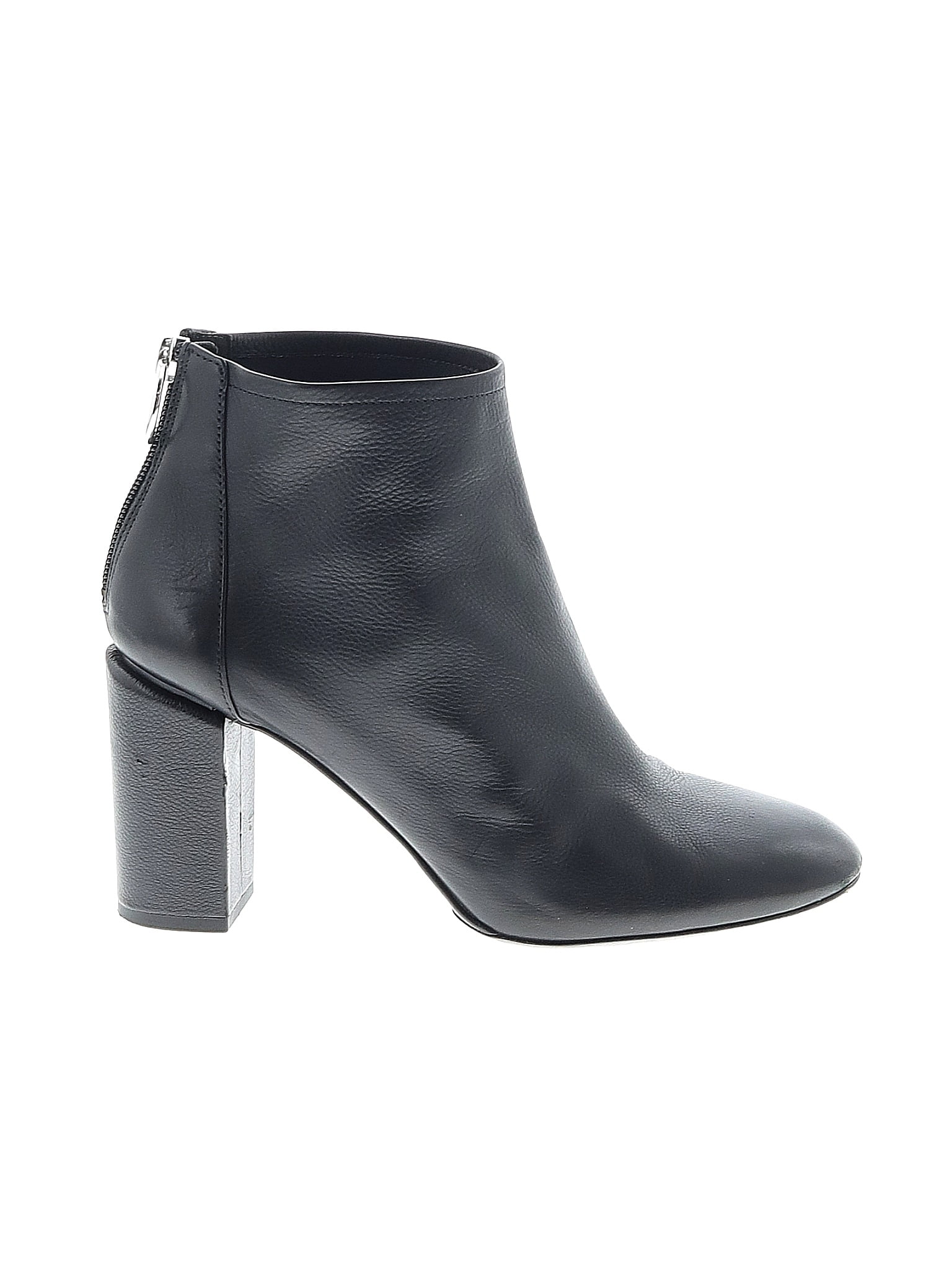 Via Spiga Solid Black Ankle Boots Size 7 1/2 - 78% off
