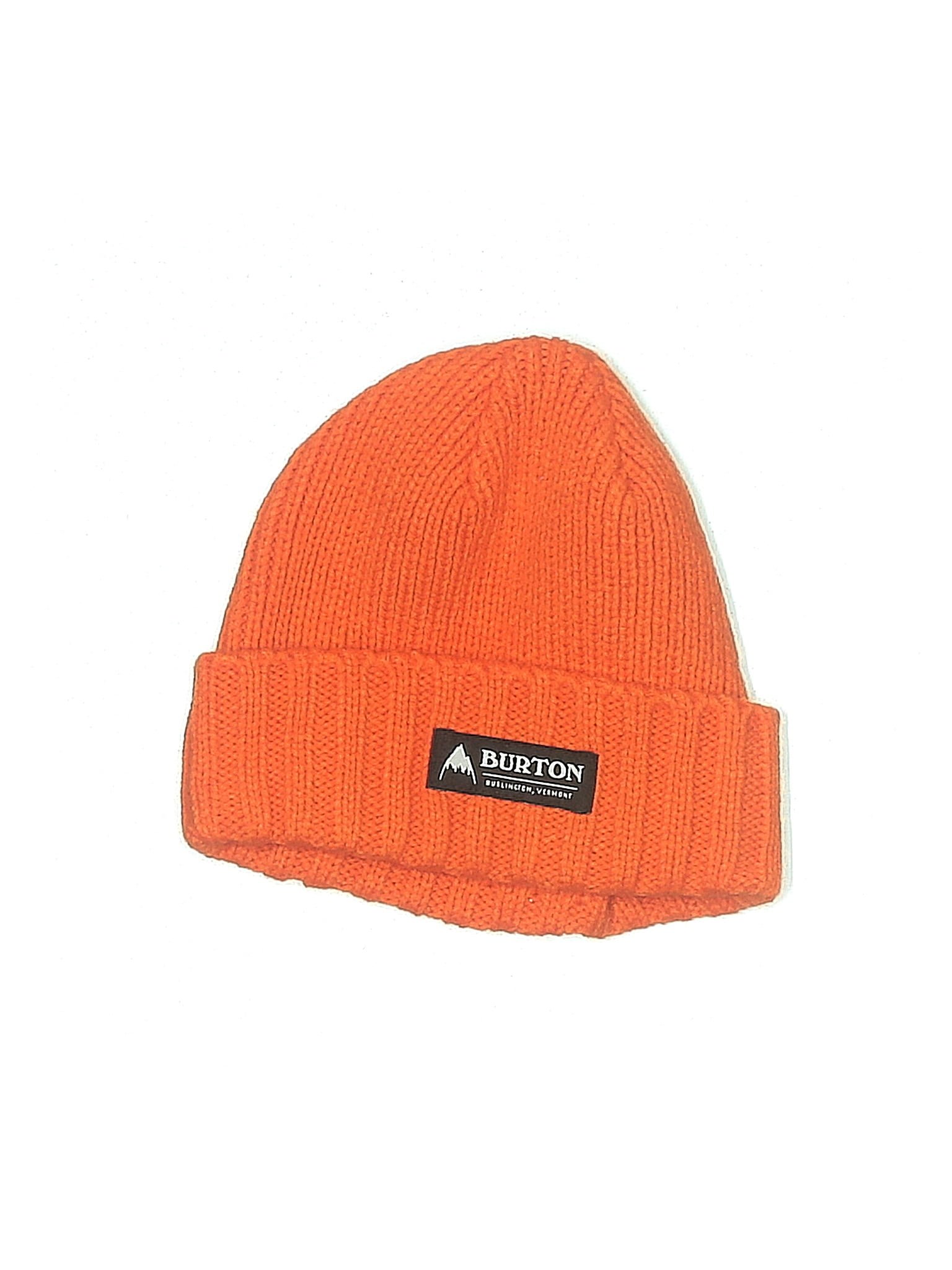 Burton Solid Orange Beanie One Size 70 off ThredUp