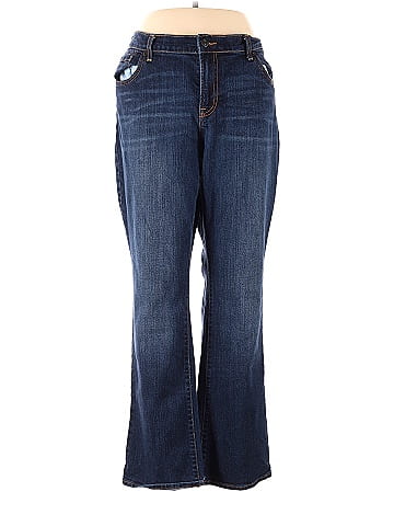 Old Navy Solid Blue Jeans Size 16 - 50% off