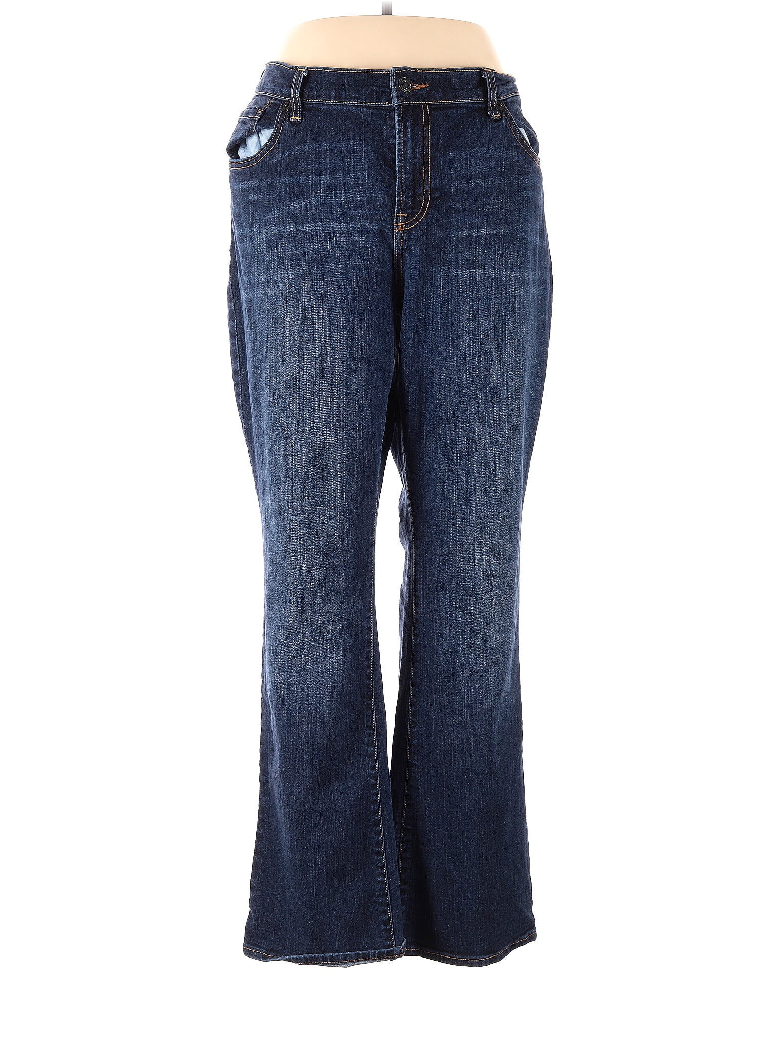 Old Navy Solid Blue Jeans Size 16 - 50% off
