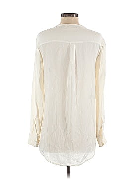 Adriano Goldschmied Long Sleeve Silk Top (view 2)