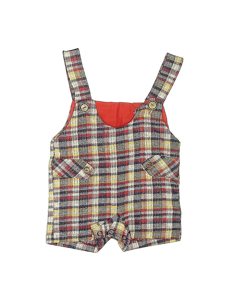 Unbranded Yellow Overall Shorts 6-9 MO / 9 MO - photo 1