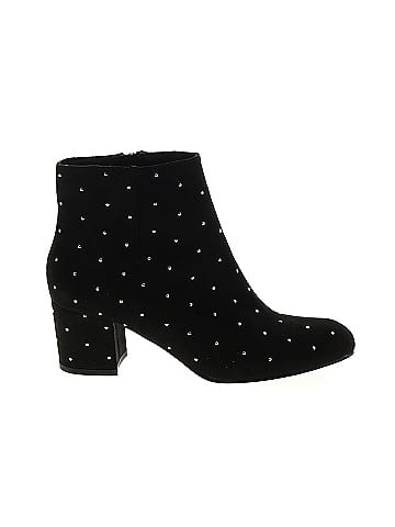 Ann Taylor LOFT Outlet Polka Dots Black Ankle Boots Size 8 - 36% off