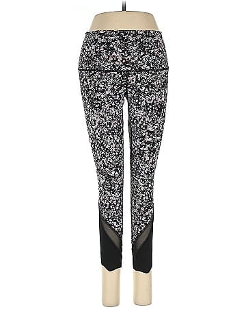 Lululemon Athletica Leopard Print Multi Color Black Active Pants Size 8 -  54% off