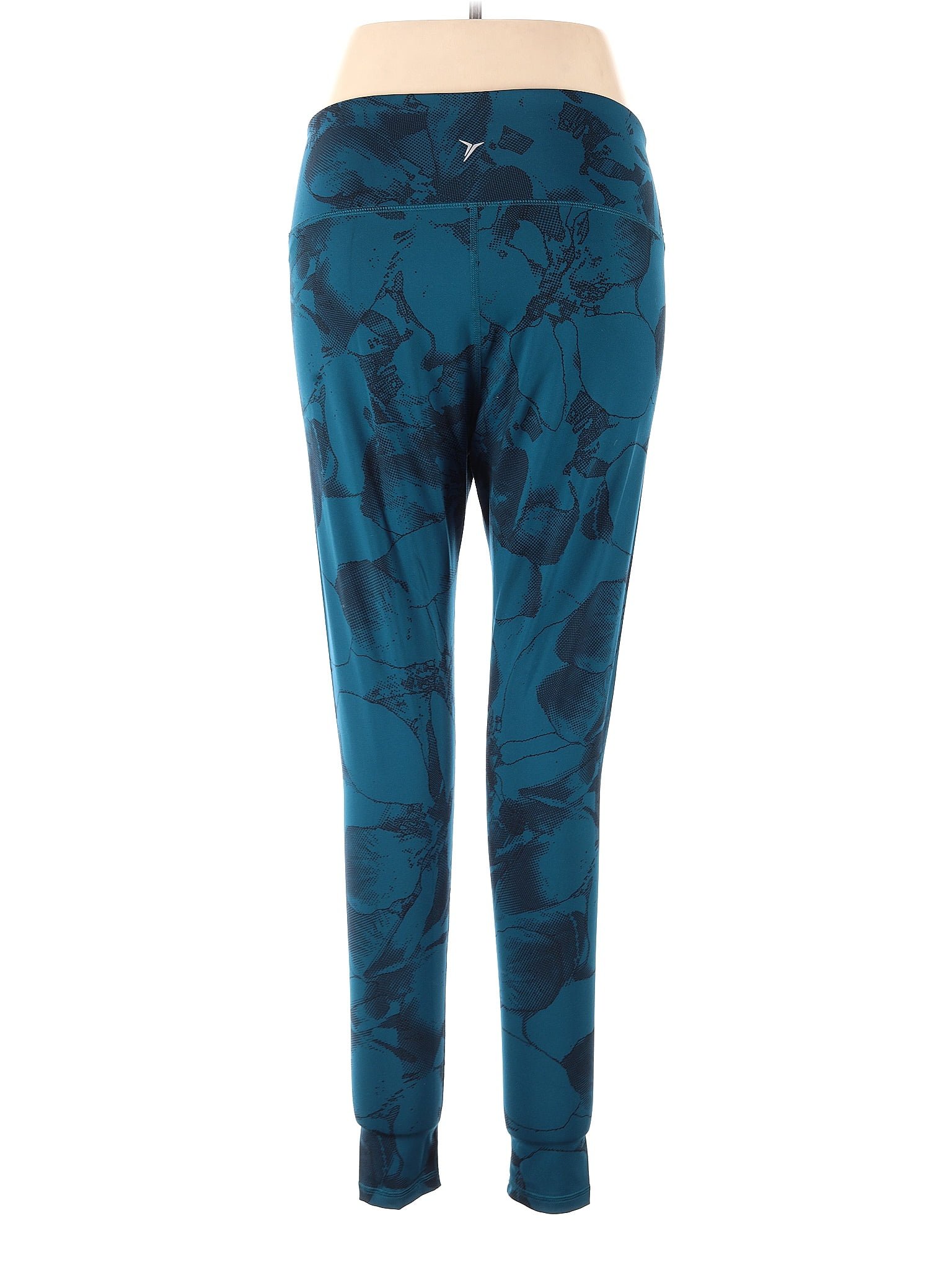 Active by Old Navy Floral Teal Blue Leggings Size XL - 47% off