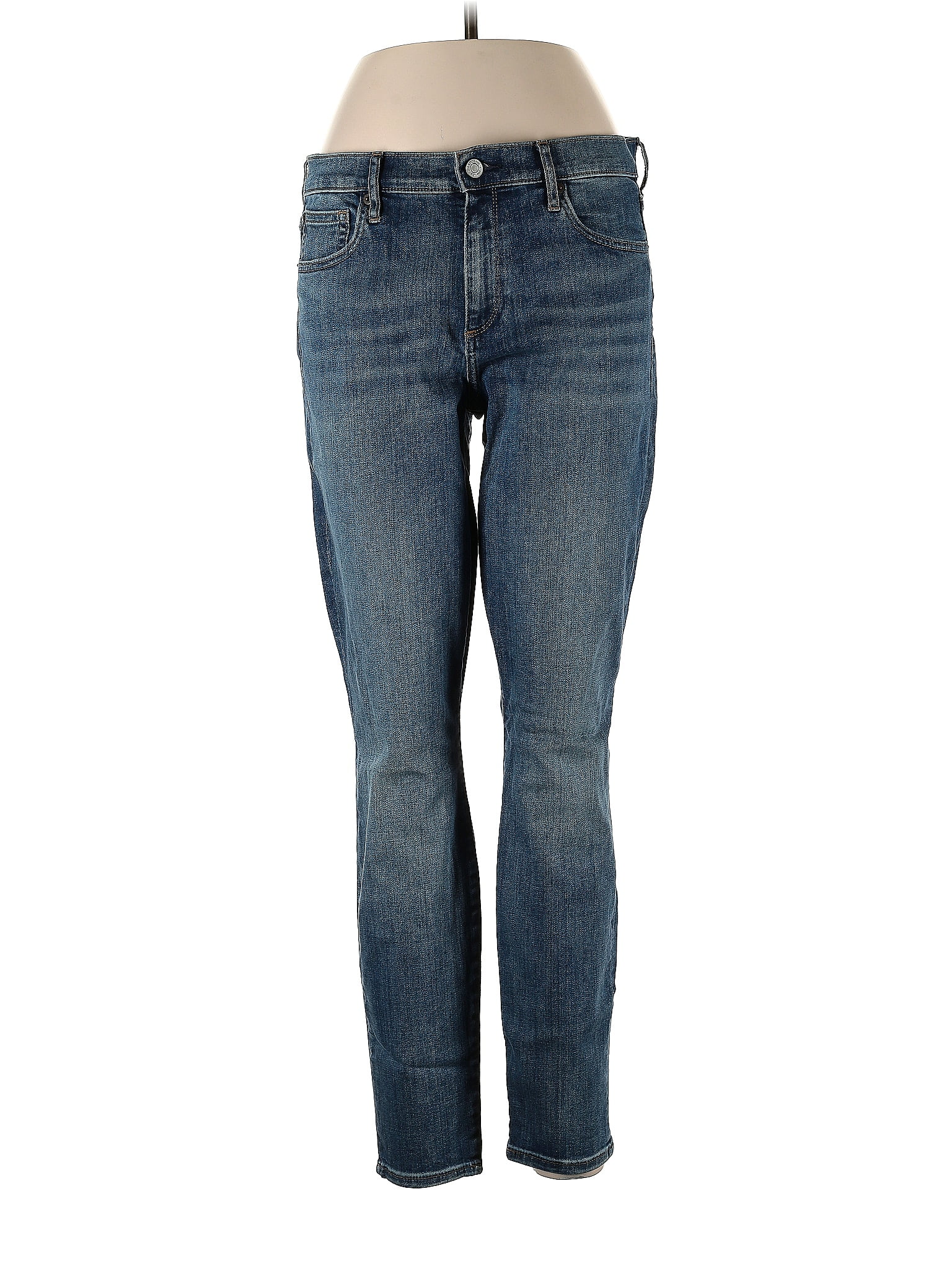 Gap Solid Blue Jeans 32 Waist - 68% off | ThredUp