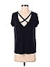 TOBI Black Short Sleeve Top Size S - photo 1