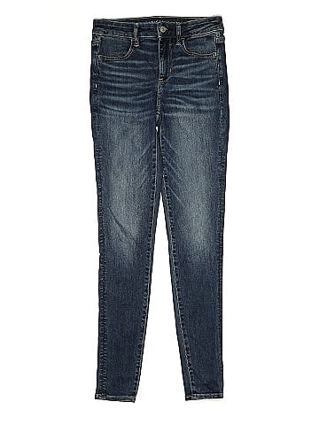 American Eagle teen girls jeans Blue jeans denim jeans long pants