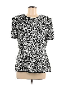 Papell Boutique Evening Short Sleeve Blouse (view 1)