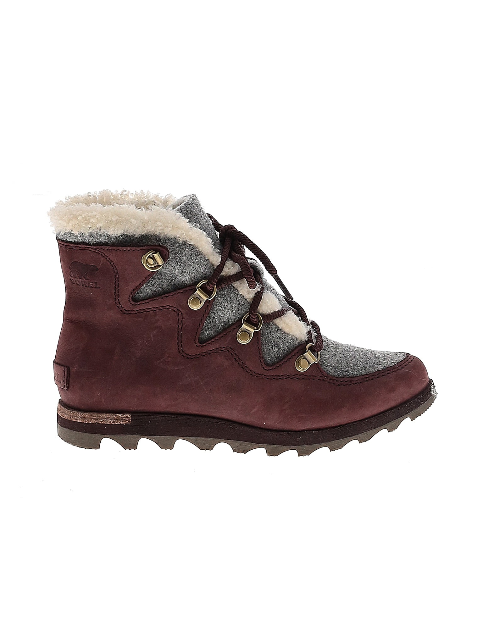 Maroon sorel hot sale boots