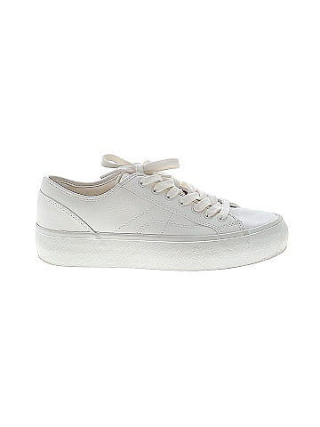 Zara Solid Gray White Sneakers Size 38 (EU) - 46% off