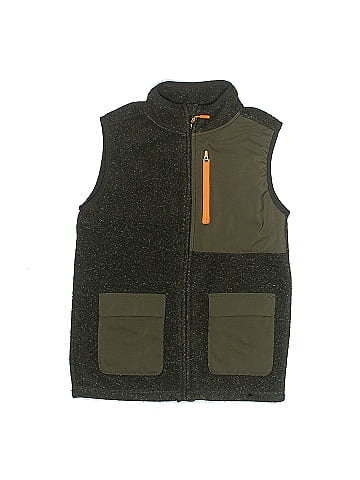 all in motion Solid Green Vest Size 8 - 10 - 45% off