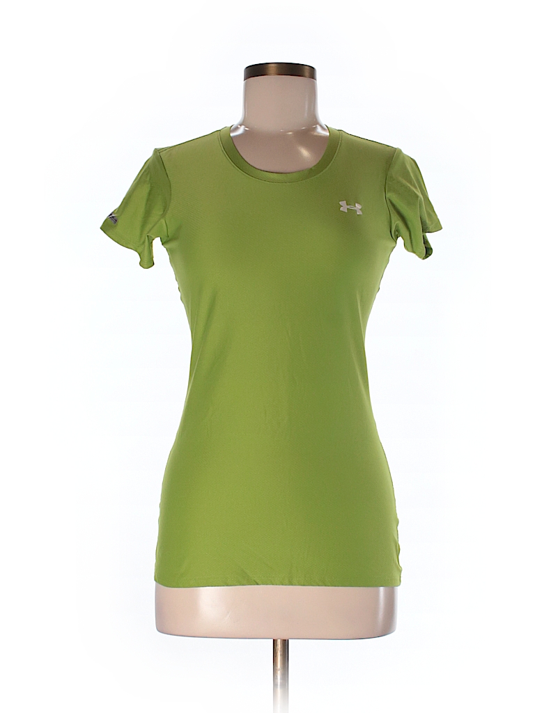 Under Armour Solid Green Active T-Shirt Size M - 64% off | thredUP