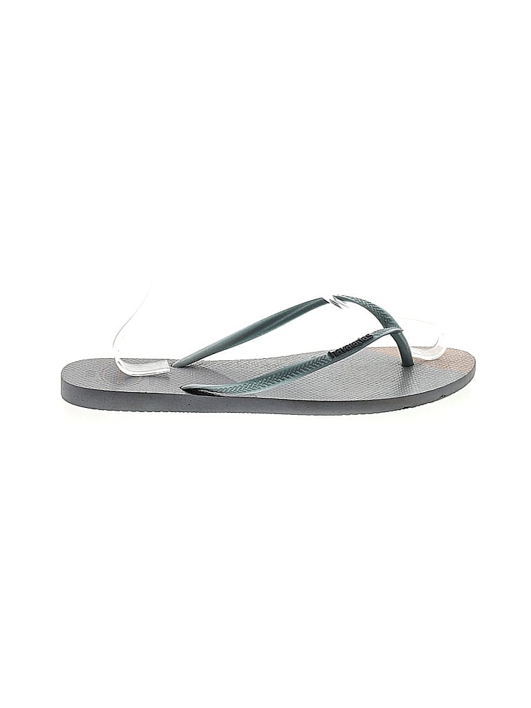 Havaianas Gray Flip Flops Size 1112 42 off ThredUp