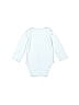 Baby Club 100% Cotton Graphic Blue Long Sleeve Onesie Size 80 - photo 2