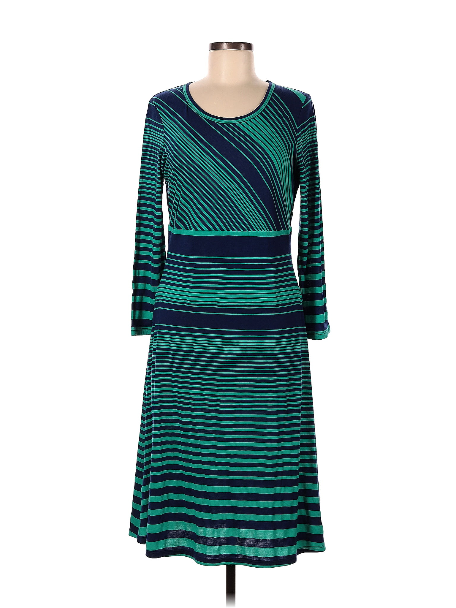 BCBGMAXAZRIA Teal Casual Dress Size L 82 off ThredUp