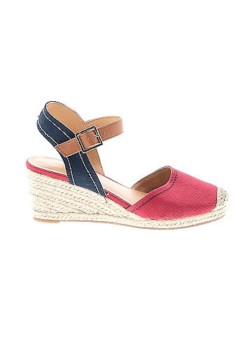 Tommy hilfiger wedges on sale red