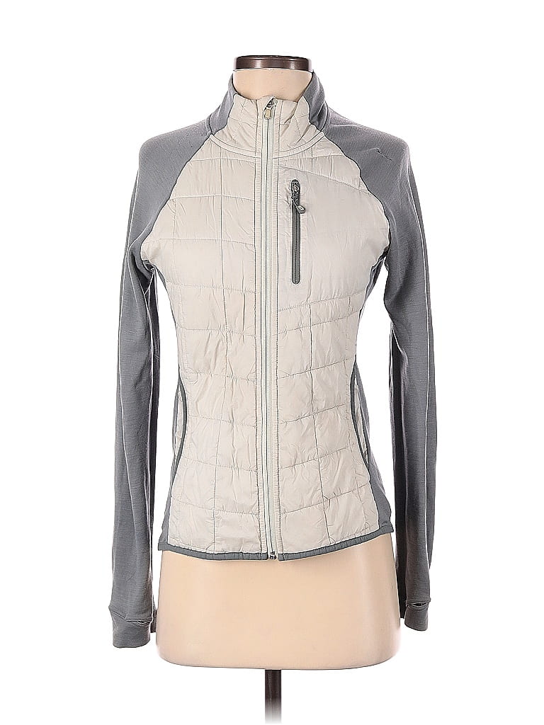 Smartwool 100% Nylon Gray Track Jacket Size S - photo 1