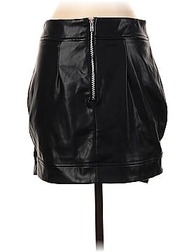 Amaryllis Faux Leather Skirt (view 2)