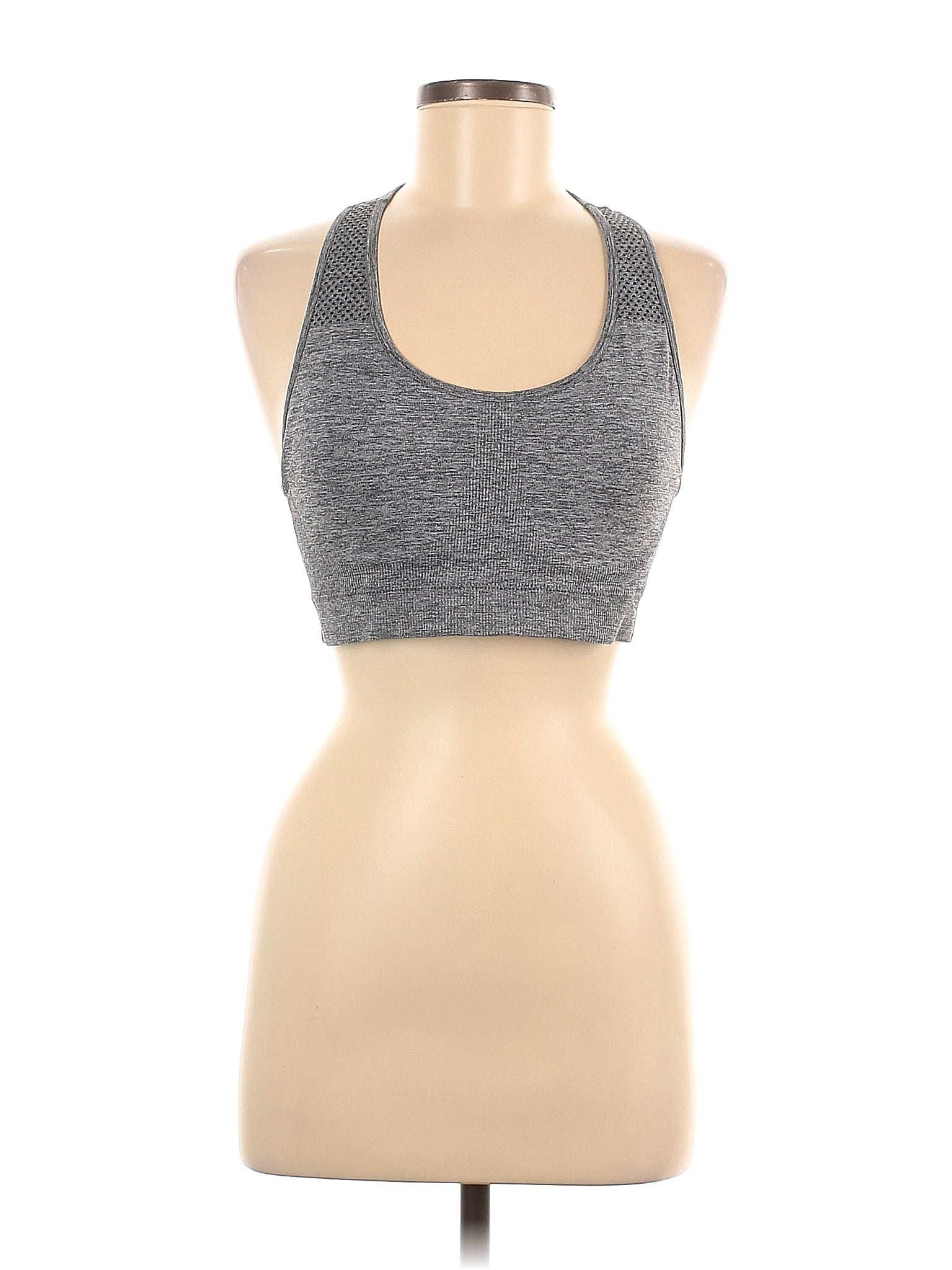 RBX Gray Sports Bra Size L - 61% off