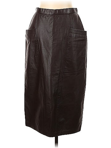 Leather skirt shop size 16