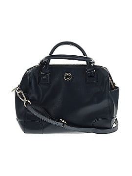 Tory Burch Navy Blue Leather Satchel (view 1)