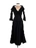 Tadashi Black Casual Dress Size 6 - photo 1
